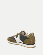 Veronica Beard Penrose Sneaker - Loden/Fennel