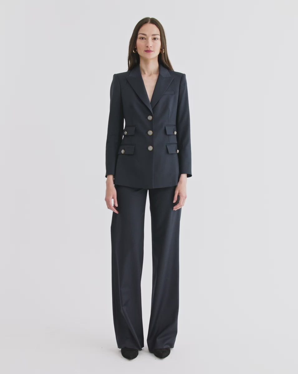 Veronica Beard Nalani Dickey Jacket - Navy