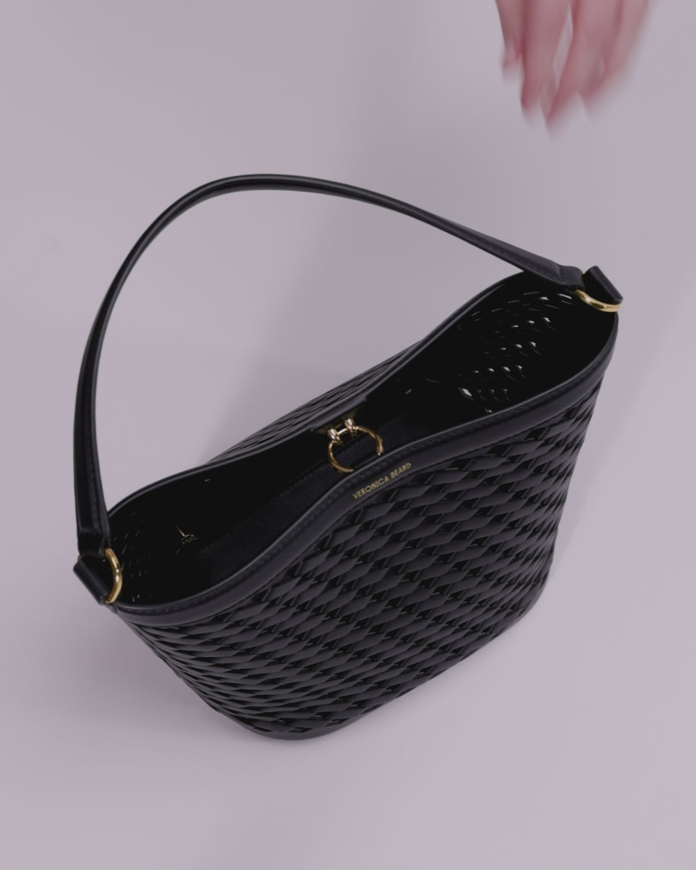 Veronica Beard Eyelet Whipstitch Feedbag