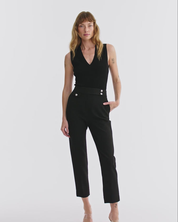 Veronica Beard Renzo Slim-Leg Pant