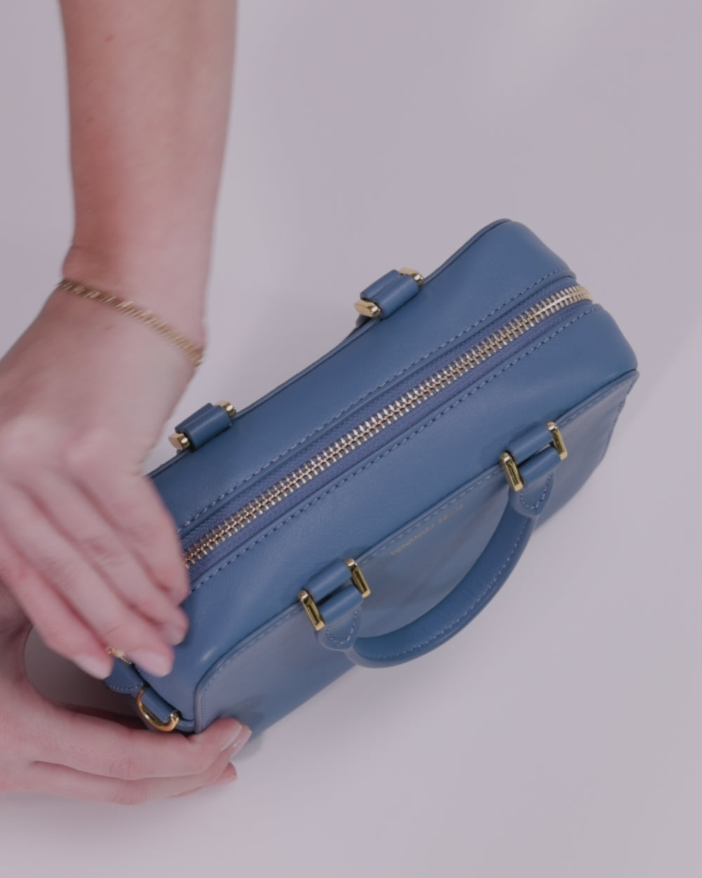 Boxy Top-Handle Bag in Hazelwood Tan | Veronica Beard