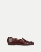 Veronica Beard Prilla Leather Loafer - Pinot Noir