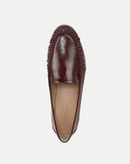 Veronica Beard Prilla Leather Loafer - Pinot Noir