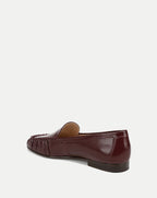 Veronica Beard Prilla Leather Loafer - Pinot Noir