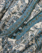 Veronica Beard Sama Paisley Maxi Dress - Ecru Multi