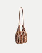 Veronica Beard Beaded straw bagBeaded str