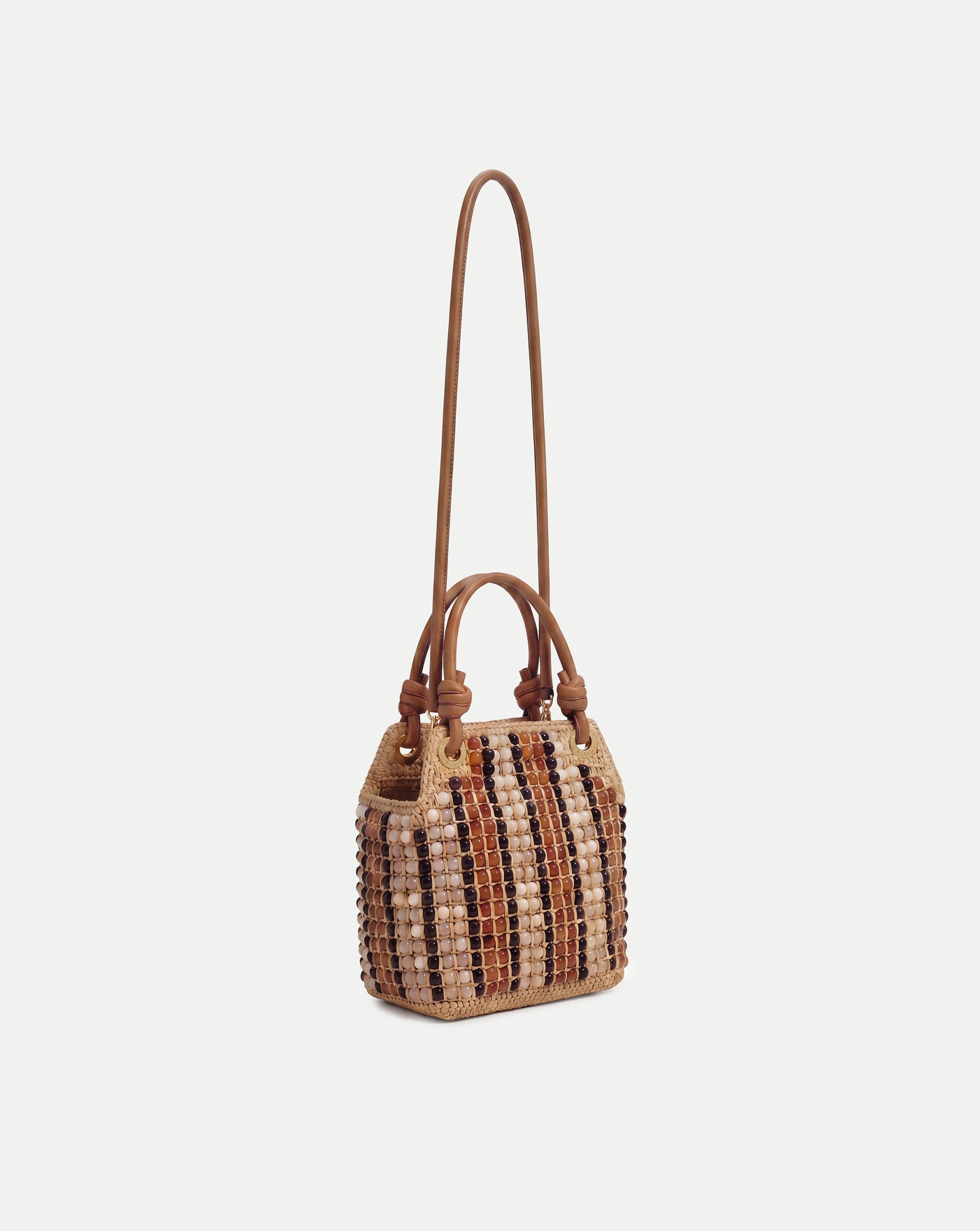 Veronica Beard Beaded straw bagBeaded str