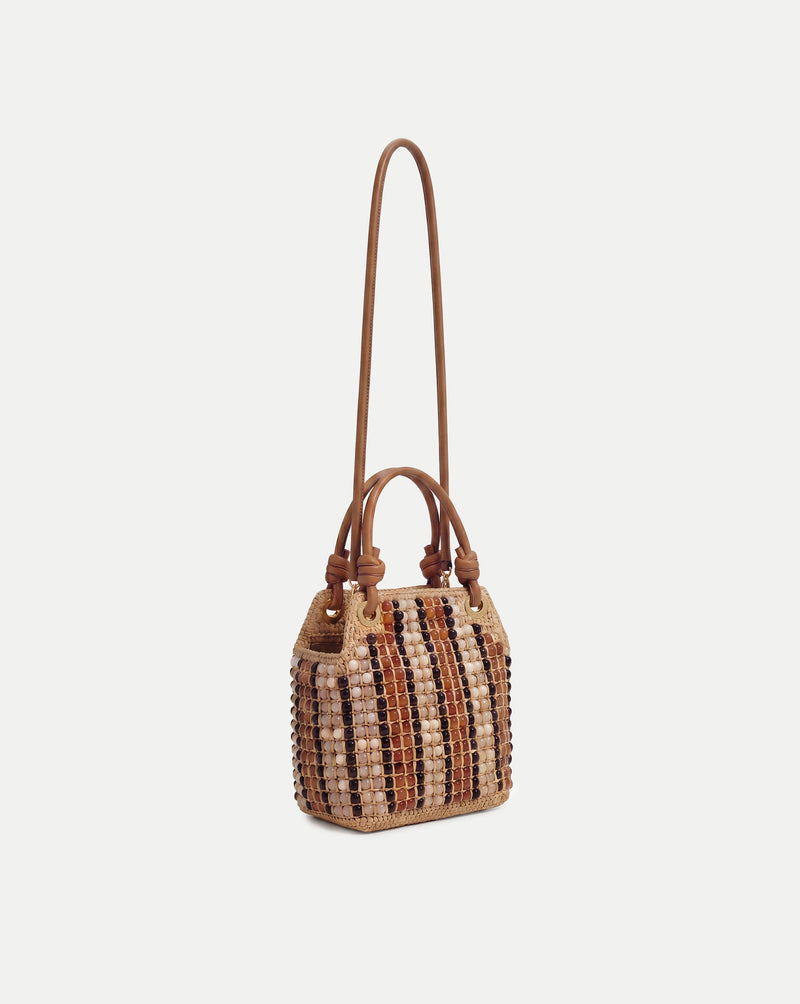 Veronica Beard Beaded straw bagBeaded str