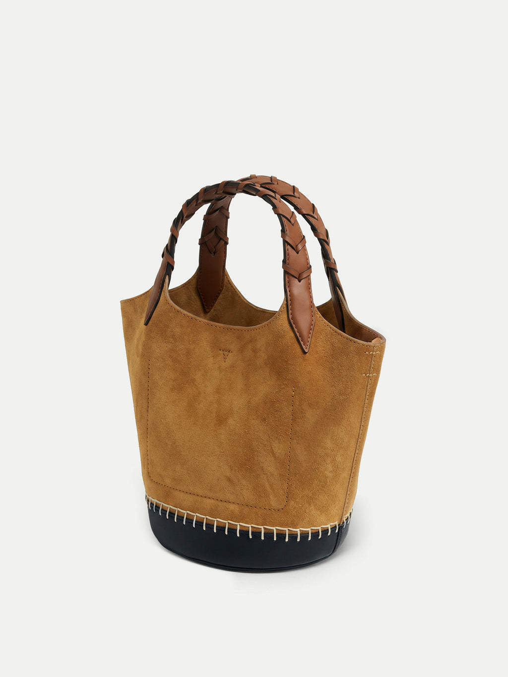 Veronica Beard Suede Anchor Bag - Acorn Multi