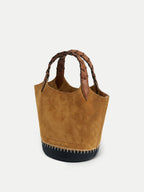 Veronica Beard Suede Anchor Bag - Acorn Multi