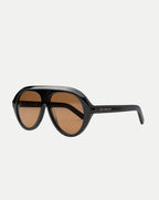 Veronica Beard The Icon Aviator Sunglasses - Black