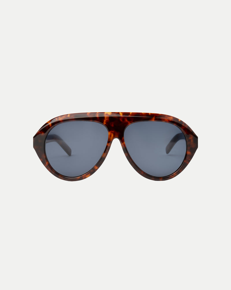Veronica Beard The Icon Aviator Sunglasses - Tortoise