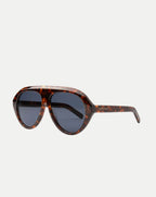 Veronica Beard The Icon Aviator Sunglasses - Tortoise