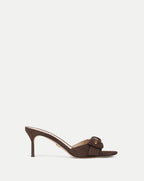 Veronica Beard Tia Buckle Sandal - Espresso