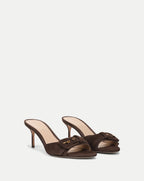 Veronica Beard Tia Buckle Sandal - Espresso