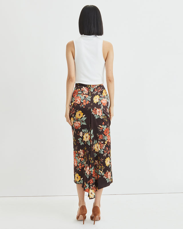 Pixie Floral-Print Skirt