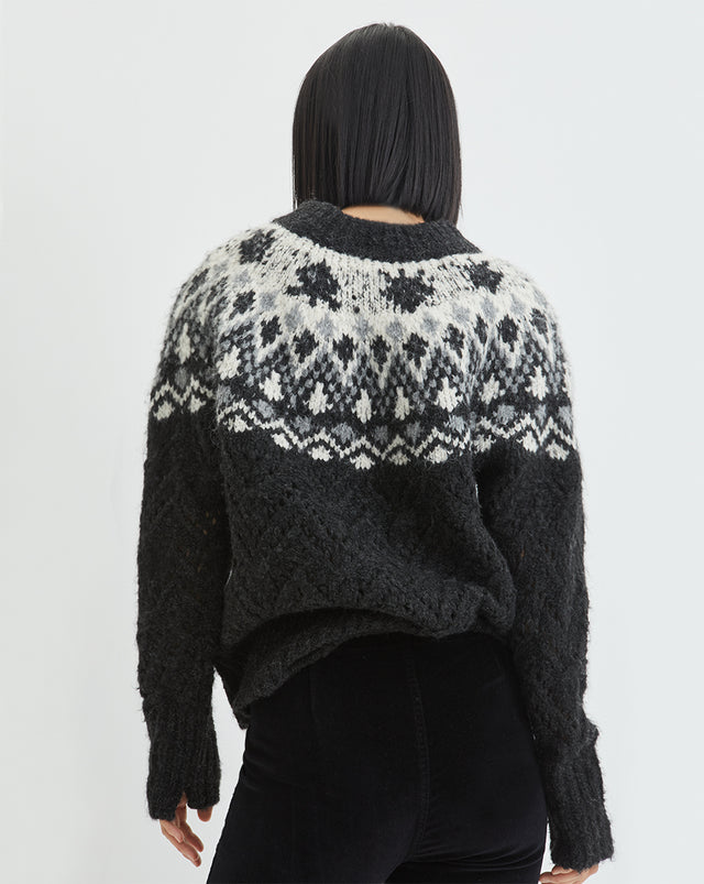 Jerin Embellished Fairisle Sweater - Multi - 2
