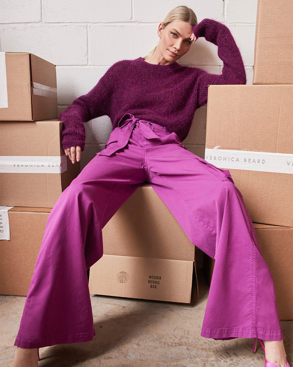 Melinda Crew Neck Sweater | Veronica Beard