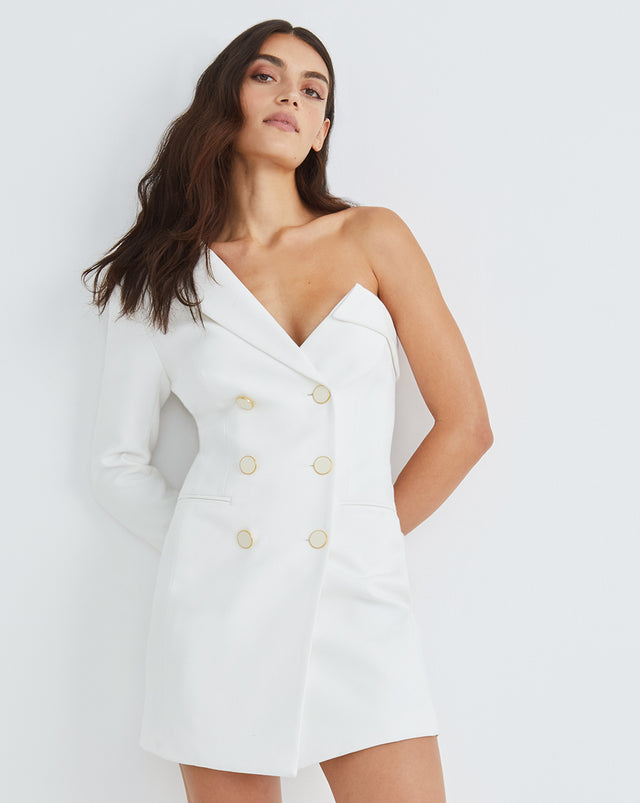 Middleton One-Shoulder Jacket Dress
