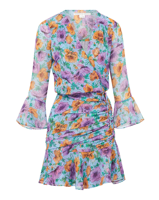 Sean Floral-Print Dress - Lake Blue Multi - 5