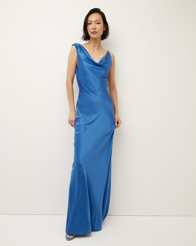 Sanderson Maxi Dress - Azure Blue - 1