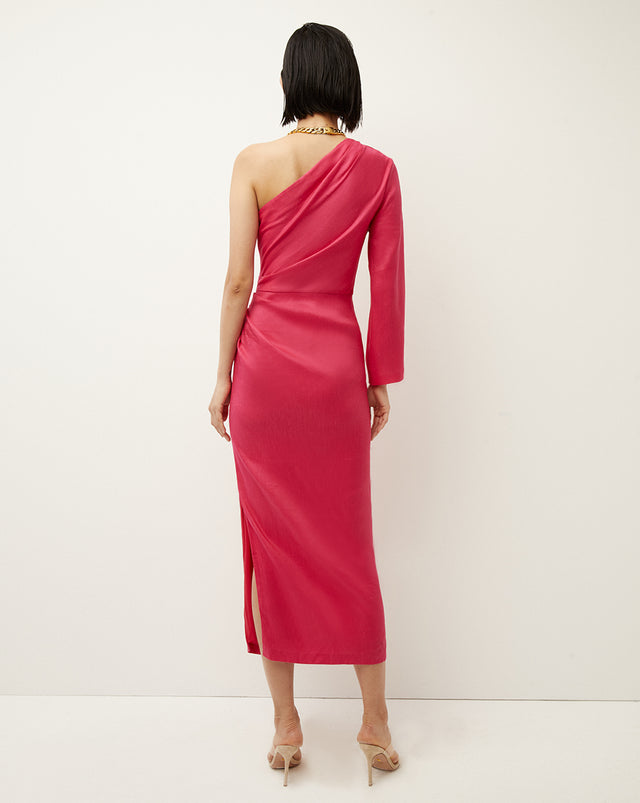 Patsy Linen Dress - Fuchsia - 3