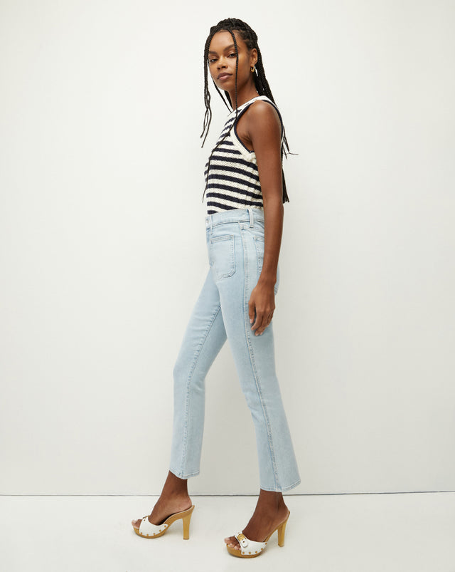 Carly Kick-Flare Jean | Patch Pockets | Extended - Get Reel - 4