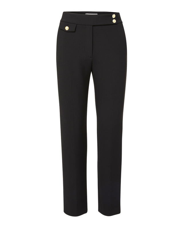 Renzo Pant - Black with Gold Buttons - 6
