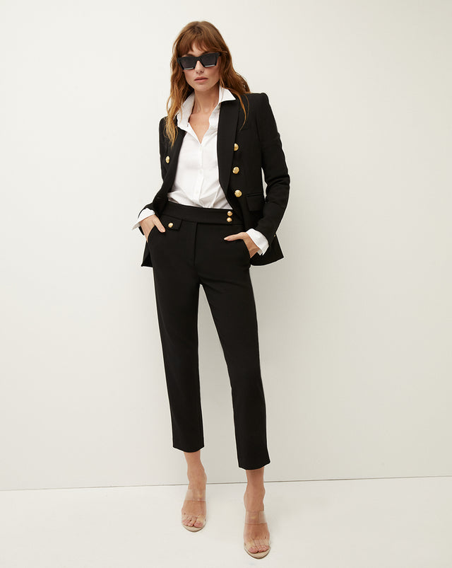 Renzo Pant - Black with Gold Buttons - 4