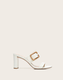 Galoma Heel Sandal - White