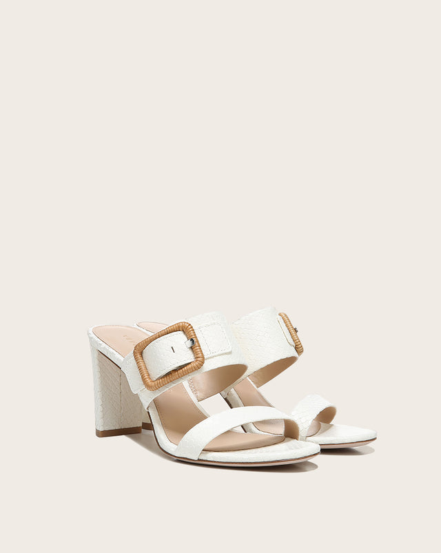 Galoma Heel Sandal - White - 2