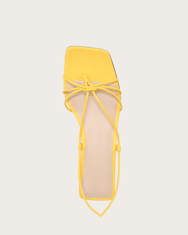 Foley Tie-Up Sandal - Yellow - 11