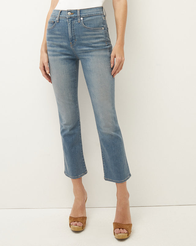 Veronica Beard Carly Kick-Flare Jean | Patch Pockets | Extended | Get Reel