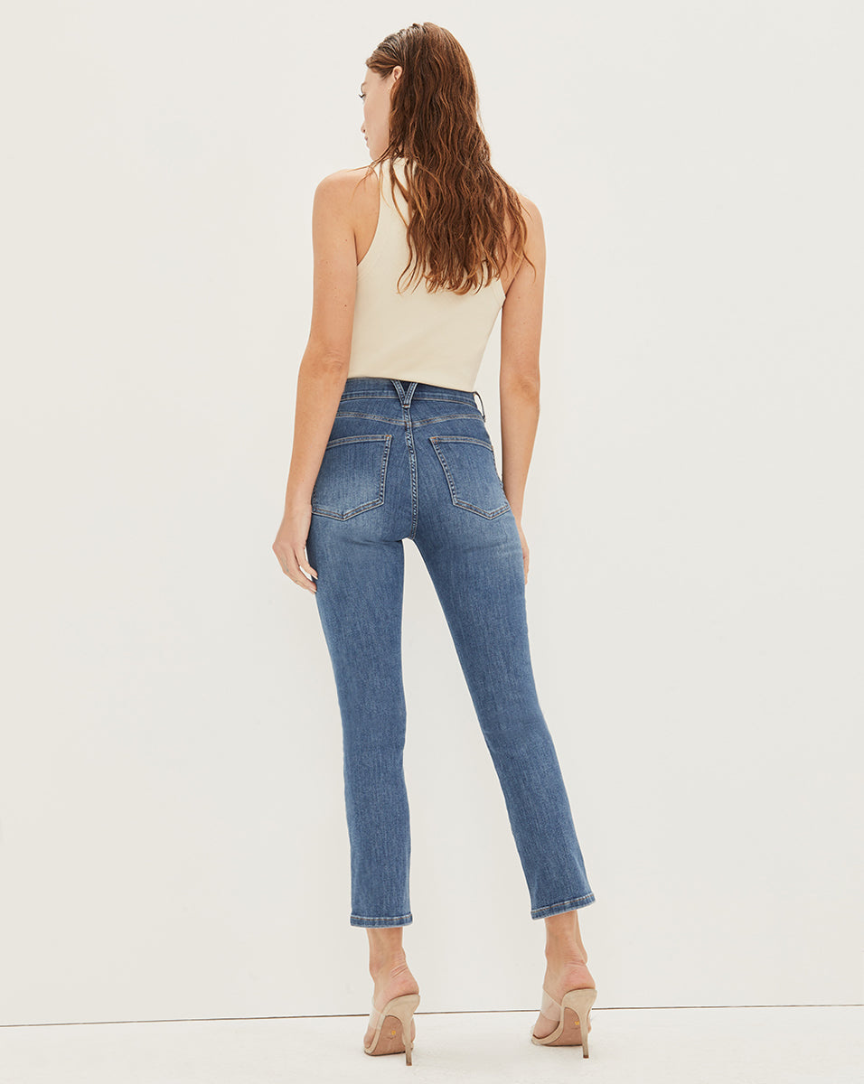 Veronica Beard Carly Kick-Flare Jean - Sierra